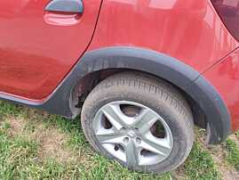Bandou Ornament Plastic de pe Aripa Prag Caroserie Stanga Spate Dacia Sandero 2 Stepway 2012 - 2016 [K4323]