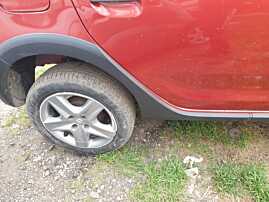 Bandou Ornament Plastic de pe Aripa Prag Caroserie Dreapta Spate Dacia Sandero 2 Stepway 2012 - 2016 [K4332]
