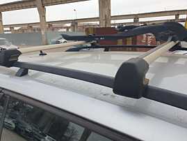 Set Bare Bari Portbagaj Transversale Plafon Fata Spate Volkswagen Golf 5 Break Combi 2004 - 2008 [Q2057]