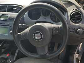 Volan Piele 3 Spite FARA Airbag cu Comenzi Seat Altea NFL Non Facelift 2006 - 2009 [K4223]