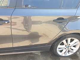 Usa Usi Portiera Portiere Stanga Spate Dezechipata cu Impefectiuni BMW Seria 1 E87 Hatchback 2004 - 2011 Culoare A22 Sparkling Graphite Metallic [K4611]