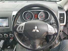 Volan Piele 3 Spite FARA Airbag cu Uzura Mitsubishi Outlander 2 NFL Non Facelift 2005 - 2009 [K5155]