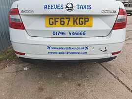 Bara Spoiler Spate cu Defecte Skoda Octavia 3 Hatchback Berlina 2013 - 2020 Culoare LS9R [K4807]