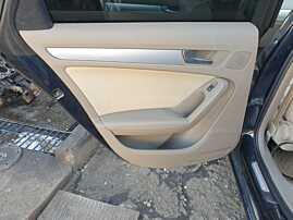 Tapiterie Panou Fata Interioara Piele Crem Usa Portiera Stanga Spate Audi A4 B8 Berlina Sedan 2008 - 2015 [K4652]