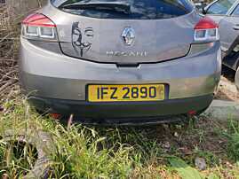 Bara Spoiler Spate cu Locas Senzori de Parcare cu Imperfectiuni Renault Megane 3 Coupe 2 Usi NFL Non Facelift 2008 - 2012 Culoare TEKNG [K5746]