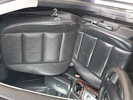 Interior Complet Scaun Scaune Stanga Dreapta Fata Fara Incalzire Sofer Pasager Piele Neagra cu Rabatare Bancheta Spate cu Sezut Spatar Audi A6 C6 Berlina Sedan 2004 - 2011 [K8541]