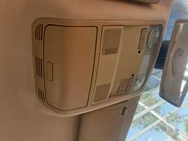 Lampa Iluminare Habitaclu Plafon Plafoniera cu Lumini Ambientala Volkswagen Passat B6 2005 - 2010 (Culoare Crem) [K9819]