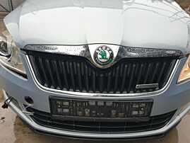Grila Radiator de pe Bara Spoiler Fata Skoda Fabia 2 FL Facelift 2010 - 2014 [K8010]