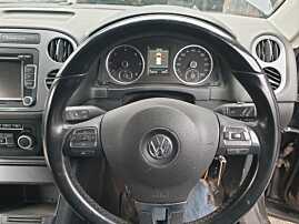 Volan Piele 3 Spite FARA Airbag Volkswagen Tiguan NFL Non Facelift 2007 - 2011 [K7825]