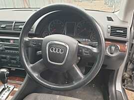 Volan Piele 4 Spite cu Comenzi FARA Airbag Audi A4 B7 2004 - 2008 [K7944]
