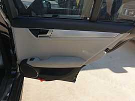 Panou Tapiterie Fata Interior Usa Portiera Dreapta Spate Piele Alba Mercedes Clasa C Class W204 Sedan Berlina 2007 - 2014 [Q0089]