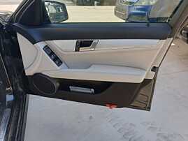 Panou Tapiterie Fata Interior Usa Portiera Dreapta Fata Piele Alba Mercedes Clasa C Class W204 2007 - 2014 [Q0090]