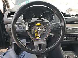 Volan 3 Spite din Piele cu Comenzi FARA Airbag Volkswagen EOS 2006 - 2011 [Q1189]