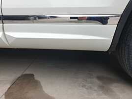 Bandou Ornament Plastic R Line de pe Usa Usi Portiera Portiere Stanga Spate Volkswagen Touareg 7P 2011 - 2018 Culoare LC9A [K8978]