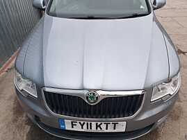 Capota Motor cu Sigla Emblema Skoda Superb 2 NFL Non Facelift 2008 - 2013 Culoare LF8L 2G2G [K8902]