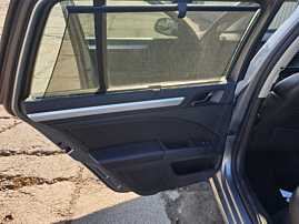 Panou Tapiterie Fata Interioara Piele Neagra de pe Usa Portiera Stanga Spate Skoda Superb 2 Break Combi 2008 - 2015 [K8921]