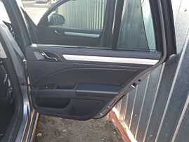 Panou Tapiterie Fata Interioara Piele Neagra de pe Usa Portiera Dreapta Spate Skoda Superb 2 Break Combi 2008 - 2015 [K8923]