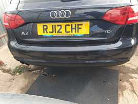 Bara Spoiler Spate cu Locas Senzori Parcare cu Imperfectiune Audi A4 B8 B8.5 Break Combi FL Facelift 2012 - 2015 Culoare LX5R [K8945]