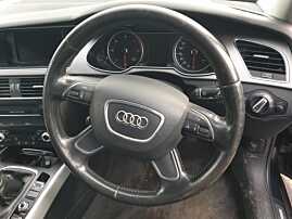 Volan Piele 4 Spite cu Comenzi FARA Airbag Audi A4 B8 B8.5 FL Facelift 2012 - 2015 [K8957]