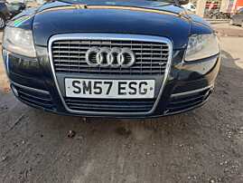 Bara Spoiler Fata Goala FARA Grila si Emblema cu Defecte Audi A6 C6 NFL Non Facelift 2004 - 2008 Culoare LY9B [K9237]