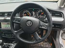 Volan Piele 4 Spite cu Comenzi cu Uzura FARA Airbag Skoda Superb 2 2008 - 2015 [K9123]