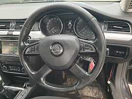 Volan Piele 4 Spite cu Comenzi cu Uzura FARA Airbag Skoda Superb 2 2008 - 2015 [Q0116]