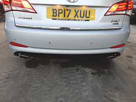 Bara Spoiler Spate cu Locas Pentru Senzori de Parcare Hyundai i40 Sedan Berlina 2014 - 2019 Culoare T8T [K9534]