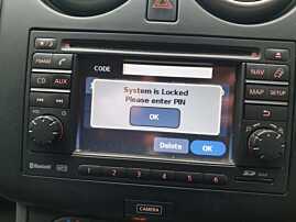Navigatie Radio CD Player Nissan Qashqai J10 2007 - 2013 [K8874]