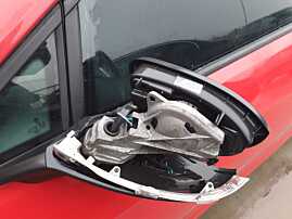 Oglinda Stanga Electrica cu Rabatare Pliere Volkswagen Golf 7 2013 - 2017 Culoare LY3D (se vinde doar pentru mecanism, fara sticla, capac etc) [Q0433]