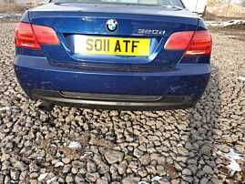 Bara Spoiler Spate M cu Locas Senzori Parcare BMW Seria 3 E92 2006 - 2013 Culoare 381/5 Le Mans Blau Metallic [K9330]