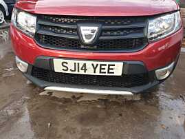 Bara Spoiler Fata Completa FARA Grila si Emblema Dacia Sandero 2 Stepway 2012 - 2016 Culoare TEB76 [Q0001]