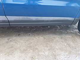 Ornament Plastic Bandou Usa Portiera Dreapta Fata Volkswagen Tiguan 5N 2007 - 2015 [Q0165]