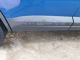 Ornament Plastic Bandou Usa Portiera Dreapta Spate Volkswagen Tiguan 5N 2007 - 2015 [Q0167]