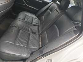 Bancheta Spate Sezut cu Spatar Piele Crem cu Incalzire BMW Seria 5 F11 Break Combi Touring 2009 - 2017 [Q0227] [Q0230]