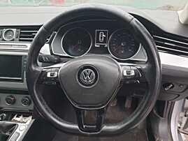 Volan Piele 3 Spite FARA Airbag cu Uzura Volkswagen Passat B8 2015 - 2020 [Q0475]