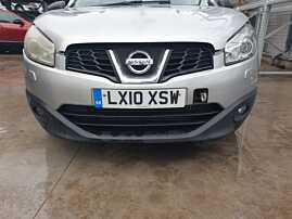 Bara Spoiler Fata Completa FARA Grila Emblema sau Locas Pentru Senzori Parcare cu Spalatoare Far Faruri Nissan Qashqai J10 Facelift FL 2010 - 2013 Culoare KYO KY0 [Q0363]