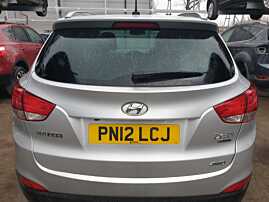 Haion Hayon Capota Portbagaj Dezechipat cu Luneta Geam Sticla Hyundai ix35 2009 - 2015 Culoare RAH Sleek Silver [Q0251]