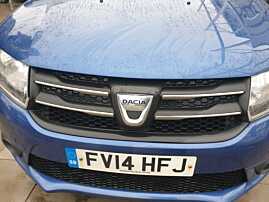 Grila Centrala cu Emblema Sigla de pe Bara Spoiler Fata Dacia Logan 2 2012 - 2016 [Q0491]