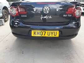 Bara Spoiler Spate cu Locas Pentru Senzori de Parcare Volkswagen EOS 2006 - 2015 Culoare LC9X [Q2391]