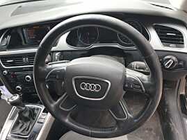 Volan Piele 4 Spite cu Comenzi FARA Airbag Audi A4 B8 B8.5 FL Facelift 2012 - 2015 [Q2226]