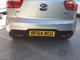 Bara Spoiler Spate Fara Locas Senzori Kia Rio 3 Hatchback 2011 - 2015 Culoare 3D [Q2887]