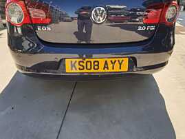Bara Spoiler Spate cu Locas Pentru Senzori de Parcare Volkswagen EOS 2006 - 2015 Culoare LK5N [Q2647]