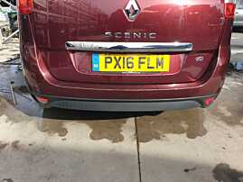 Bara Spoiler Spate Fara Locas Senzori Parcare cu Defecte Renault Grand Scenic 3 2009 - 2016 Culoare TENNM [C8667]