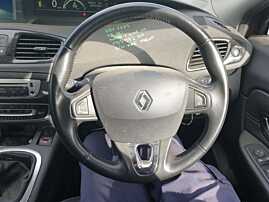 Volan Piele 3 Spite cu Comenzi Fara Airbag Renault Scenic 3 2009 - 2016 [Q2693]