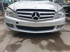 Bara Spoiler Fata cu Grile si Proiectoare FARA Grila cu Emblema Mercedes Clasa C Class W204 NFL Non Facelift 2007 - 2011 Culoare C775 775 [Q2848]
