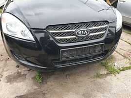 Bara Spoiler Fata Completa cu Grile Fara Grila cu Emblema cu Imperfectiuni Kia Ceed 2007 - 2010 Culoare 1K Black Pearl [Z0087]