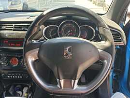 Volan Piele 3 Spite FARA Airbag Citroen DS3 2009 - 2014 [Q3099]