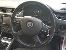 Volan Piele 4 Spite Fara Airbag Skoda Octavia 3 2013 - 2017 [C7973]