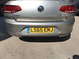 Bara Spoiler Spate FARA Locas Pentru Senzori de Parcare cu Imperfectiuni Volkswagen Passat B8 Berlina Sedan 2015 - 2020 Culoare LB7W [Q0457]