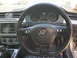 Volan Piele 3 Spite cu Comenzi Fara Airbag cu Uzura Volkswagen Passat B8 2014 - 2023 [C3945]